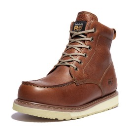 Timberland PRO Men's Pro Wedge 6 Inch Moc Soft Toe Industrial Work Boot, Brown-2024 New, 11.5