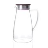 FORLIFE Flask Glass Jug Iced Tea Pitcher, 64 oz, Cranberry