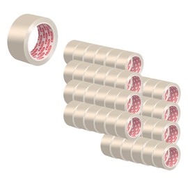 Herlitz Packing Tape Transparent 66 m x 50 mm Low Noise Parcel Tape (48 Rolls | 66 m x 50 mm)