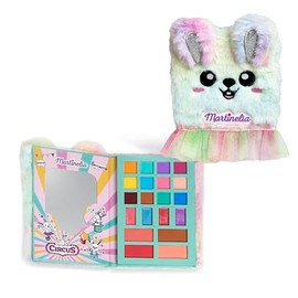 MARTINELIA - Rabbit Makeup Palette for Kids - Beauty Set - Eyeshadow Shine and Blush for Girls - Circus Theme - Gift for Girls