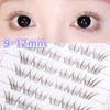 Winkii No-Glue Brown Eyelashes Natural Eye Tail Extensions No Need to Remove One-Touch Eyelashes 9-12mm 60pcs, 1 Piece, Transparent Line / Winkii 노글루 브라운속눈썹 내추럴 눈꼬리연장 풀 필요없음 원터치 아이래쉬 9-12mm 60pcs, 1개, 투명라인