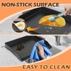 MOASKER Universal Cast Iron Griddle 18.6" x 14", Pre-Seasoned Nonstick