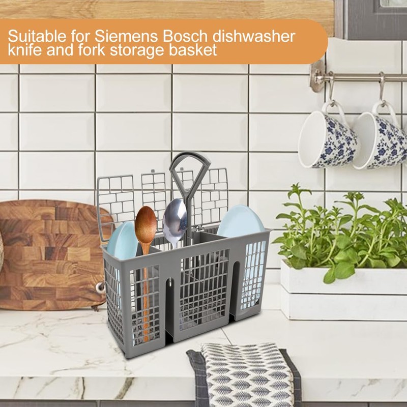 DASNTERED Dishwasher Cutlery Basket Suitable for Bosch, Universal Washing Basket