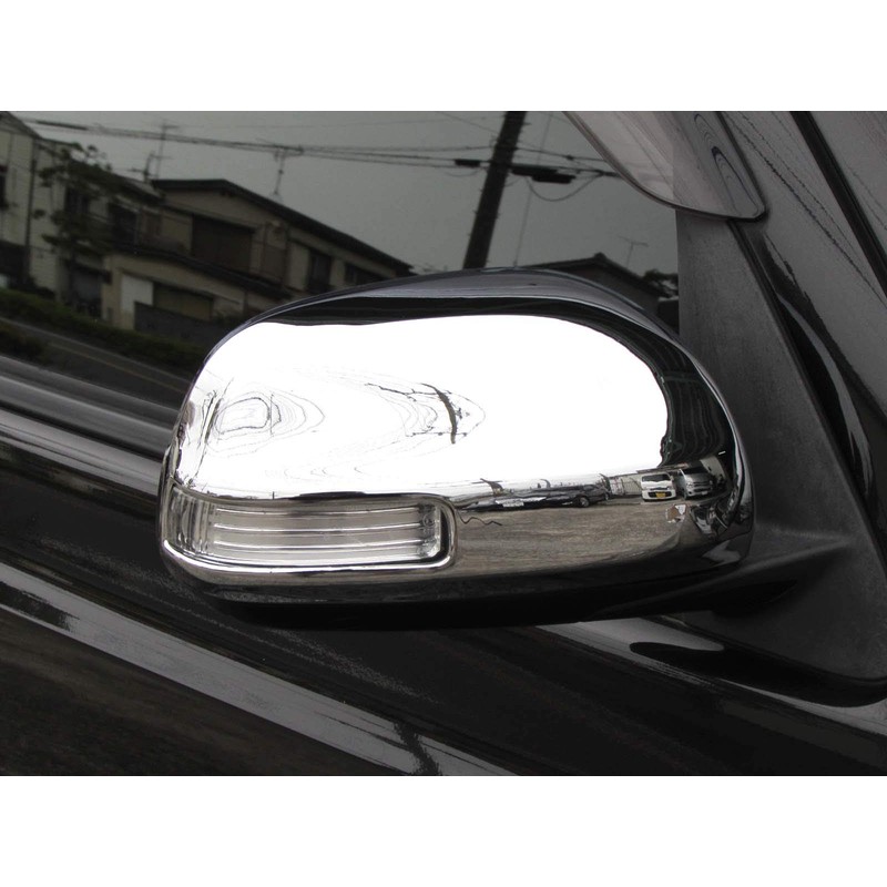 BRIGHTZ bB QNC20 QNC21 QNC25 後期 メッキドアミラーカバー Dタイプ 【 MIR-SID-016