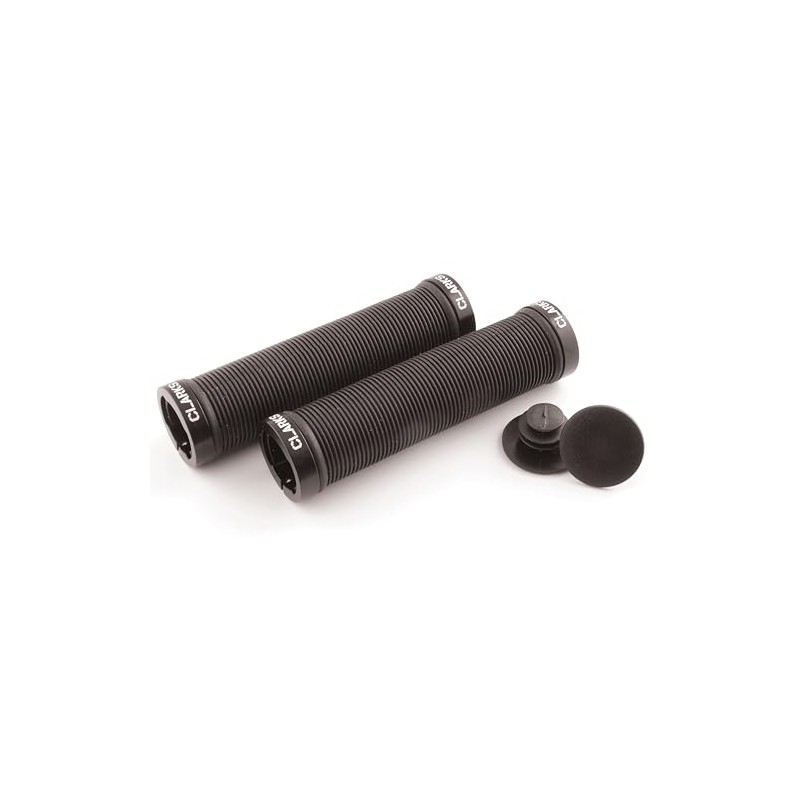 Clarks Lock On Grips - Pair of 130mm Black Double-Sided