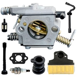 Ruixing MS250 Carburetor for Stihl 021 023 025 MS210 MS230 MS250 Chainsaw Carb with 1123 160 1650 Air Filter Fuel Line Tune Up Kit Replace Walbro WT286
