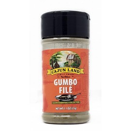 Family Owned New Orleans Cajun Land Seasoning (1.1oz Single Bottle, Gumbo File)