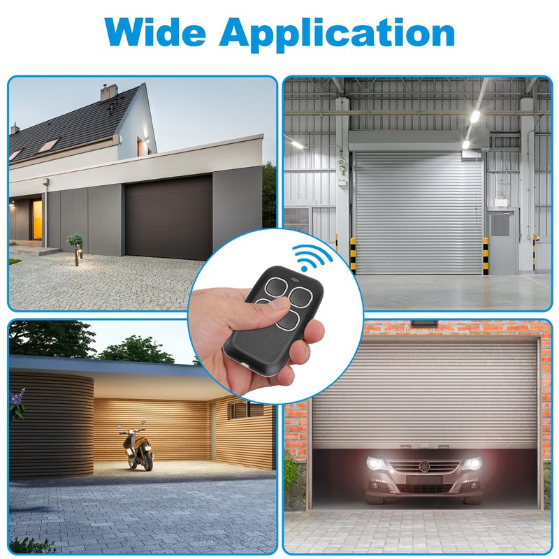 WODHMIEY Wireless Copy Remote Controller, 4 Button Wireless Remote Control