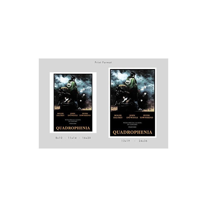 The Who - Quadrophenia - Concert Poster print (24”x36”)