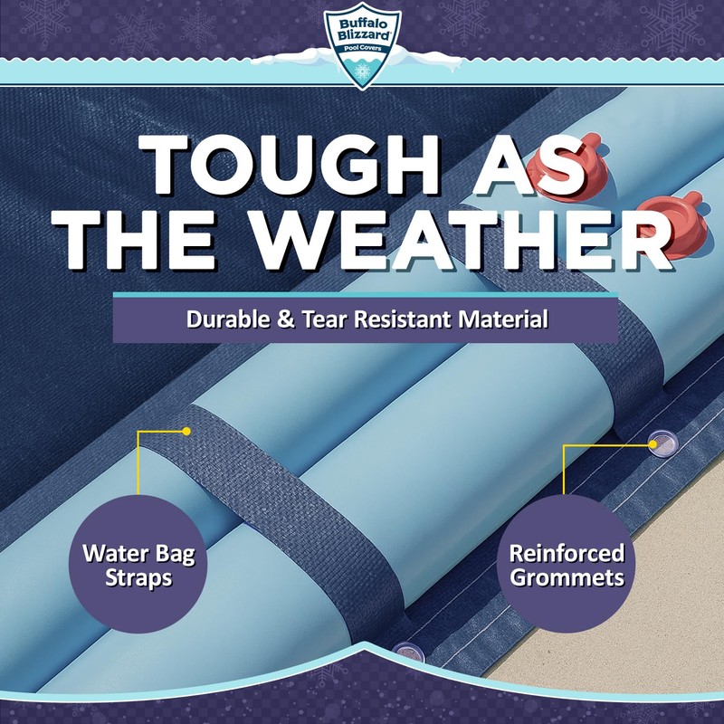 Buffalo Blizzard Deluxe 16 ft x 32 ft Rectangular Winter