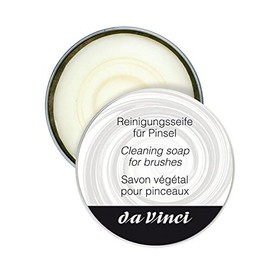 da Vinci KERNSEIFE - zur Reinigung und Pflege des Pinselkopfes, 85 g in praktischer Metallrunddose