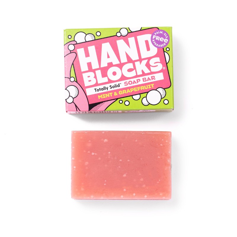 Hand Blocks: Mint & Grapefruit - Cold Processed Natural Soap