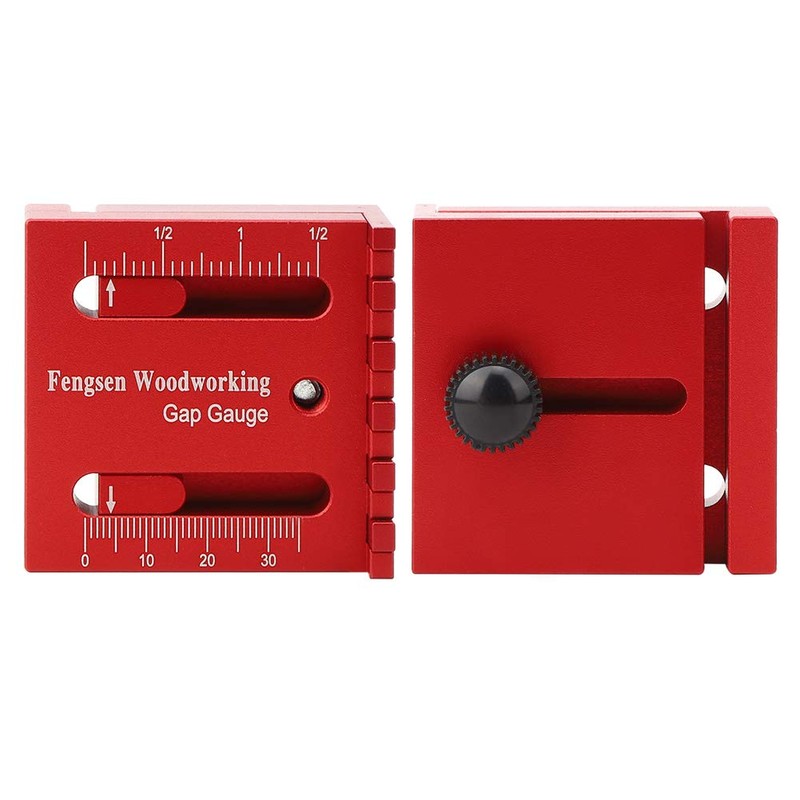 Woodpecker Tools,Saw Seam Gauge Woodworking Feeler Ruler Depth Measuring Ruler,