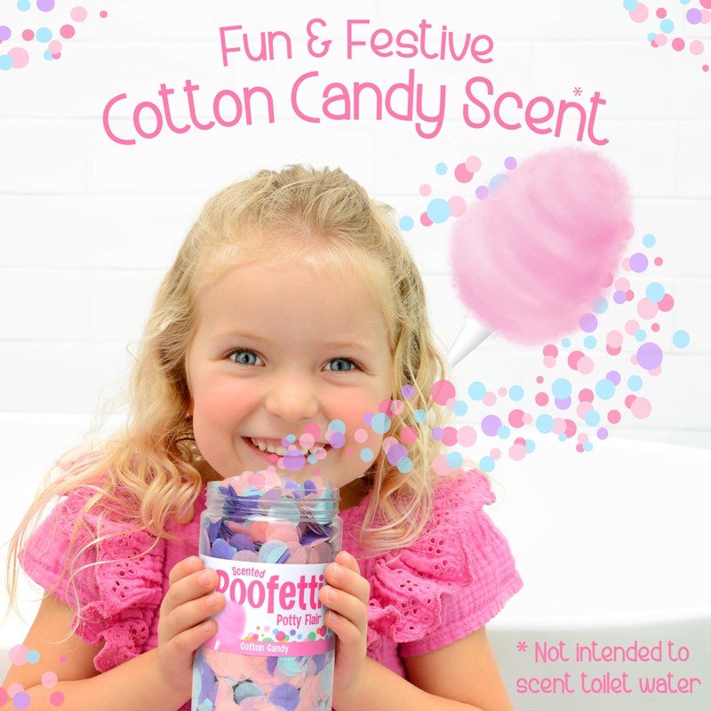 Poofetti Potty Flair - Scented Potty Training Party Toilet Confetti