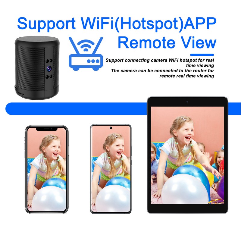 Stereo Speaker WiFi Camera 2K Night Vision 2 Way Talk