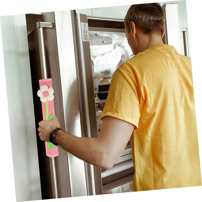 SHINEOFI Fridge Handle Cover Stylish Kitchen Decoration for Refrigerator Door