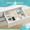 Organizador De Cajones Joyas Maquillaje 28 Pzas De Plástico