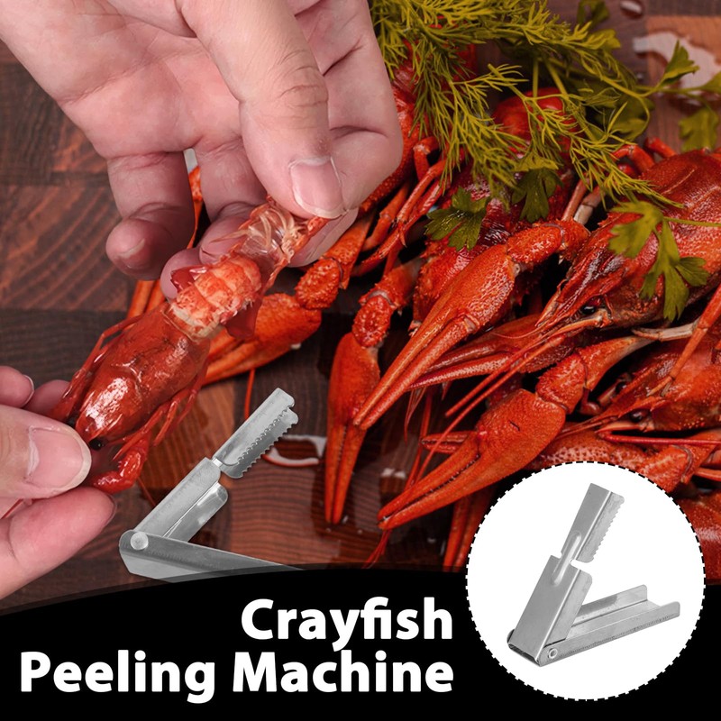 4 Pcs Crawfish Peeler Tool, Stainless Steel Crawfish Tail Remover