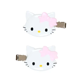 Sanrio 660868 Charmy Kitty Bangs Clip, ABS Resin, Right and Left Facing Set, Makeup, Facial Cleansing, Desk Work, Ages 3 and Up