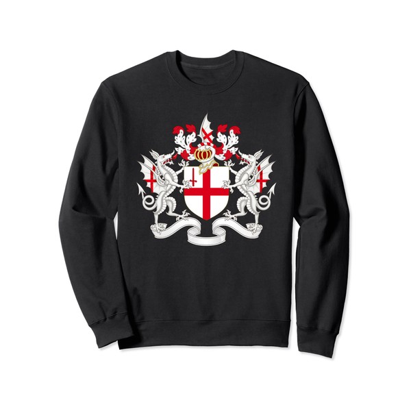 Knights Templar Shield Cross Medieval Helmet Crest Emblem Sweatshirt