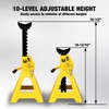 YELLOW JACKET Jack Stands 2 Ton with Double Locking for