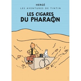 Postcard Tintin Album: Les Cigares du Pharaon Colour 300916 (10 x 15 cm)