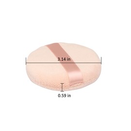 Whavel Cosmetic Powder Sponge Puff Soft Foundation Makeup Puff 3.11 Inch, 4 Pack