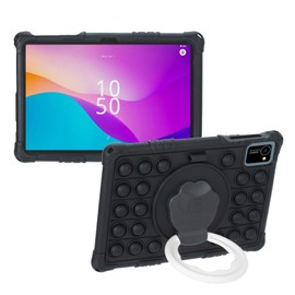 Transwon Kids Case Cover for OXTAB TAB11 10 inch/PRITOM TAB11/ CALLSKY TAB 10/ DigiLand DL1050 Tablet 10.1, Cover for Hyundai HyTab Plus 10WB3 10LB4 Tablet - Black