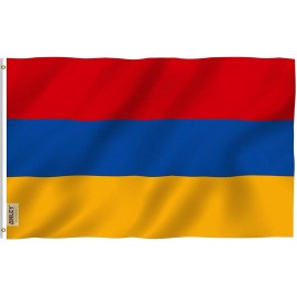 Anley Fly Breeze 3x5 Foot Armenia Flag - Republic of Armenia Flags with Grommets