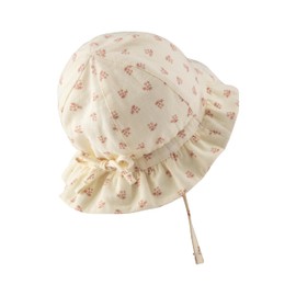 Sterntaler Girls' Children's Cotton Printed Hat with Flowers, natural, 51