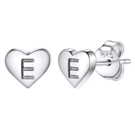 Silver Earrings for Women Heart Earrings Ladies Earrings Studs Sterling Silver Jewellery Womens Earrings Ear Studs Sterling Silver Studs