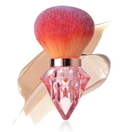 Akina Luxury Crystal Diamond Makeup Brush (Crystal Pink)