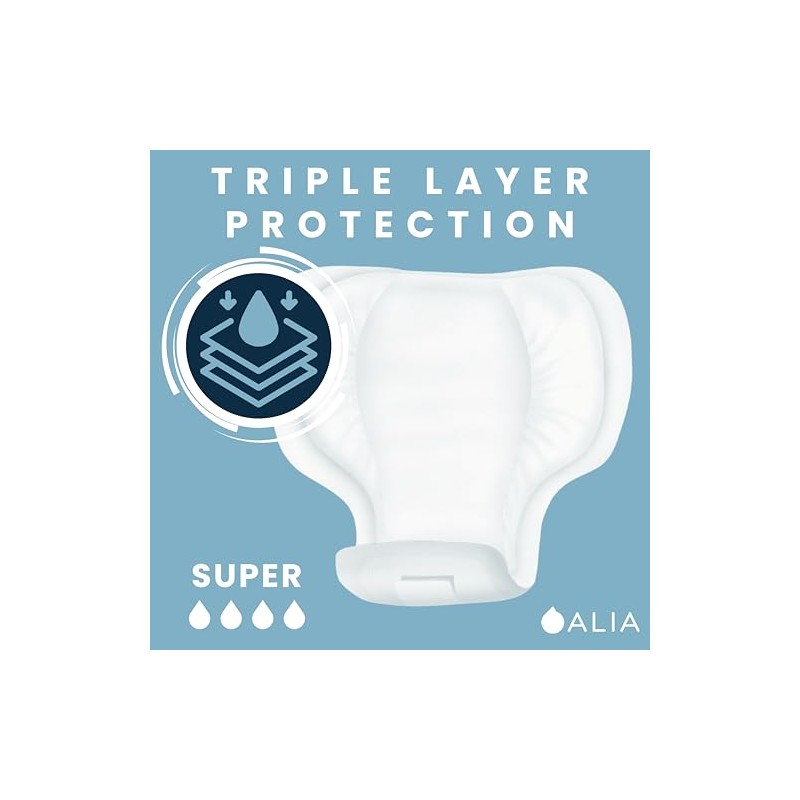 ALIA 120 x ALIA Men Super Incontinence Pads | Super