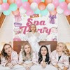 LaVenty SPA Party Backdrop Balloons Pajama Party Decoration Slumber Sleepover
