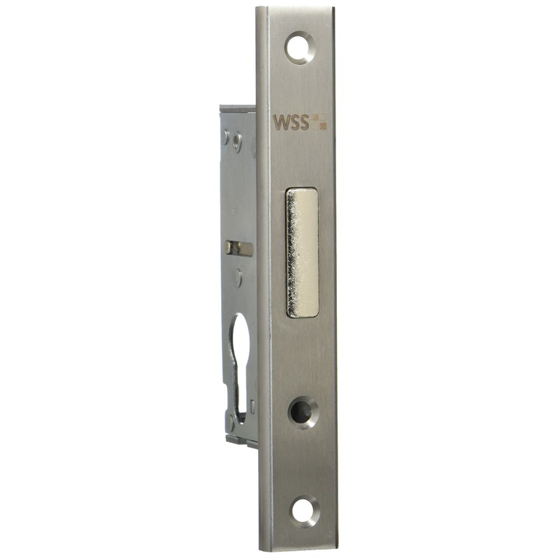WSS Latch Lock/Backset 34 mm/Cuff, 160 mm, Stainless Steel/Pack of