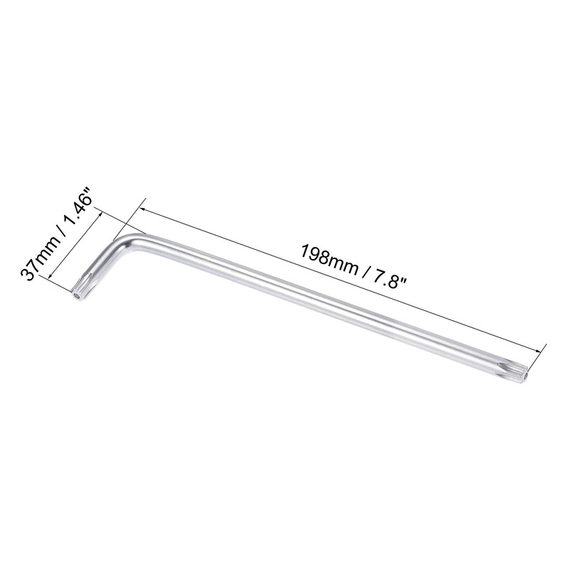 sourcing map T45 Anti Tamper Proof Torx Star Key Bit
