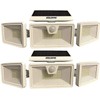 Nitelighter Outdoor Solar Powered Flood Lights with Motion Sensor, LED
