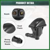 Motoforti Windshield Washer Nozzle Fit for Toyota Yaris 04-05 -