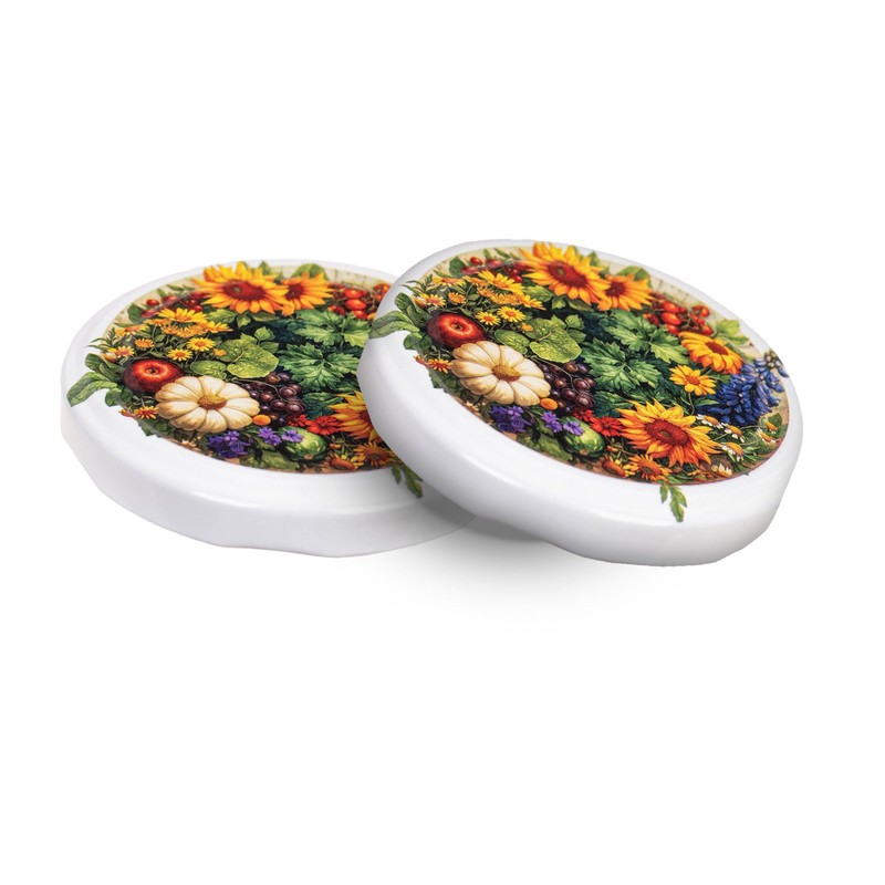 KADAX Screw Lids fi82mm x 100st, Twist Off Lids Set