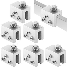 Tandefio 6 Sets Roof Clamp for Standing Metal Roof Standing Seam Bracket Clamp for Heat Cable Snow Guards Solar Panels Module Installation