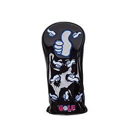 Golf Headcover Driver Cover Wood Cover Utility UT Cover GoodJob (Driver Black)