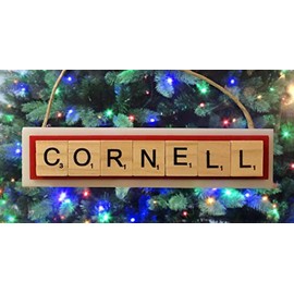Cornell Christmas Ornament Letters Tiles Craft
