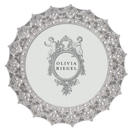 WINDSOR Austrian Crystal Round 4in frame by Olivia Riegel - 4x4