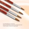 Acrylic Brush for Nails Aokitec Sable Kolinsky Nail Brush #22