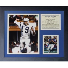 Legends Never Die "Johnny Unitas Framed Photo Collage, 11 x 14-Inch (11749U)