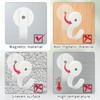 Guojanfon Ornament Hooks,Magnetic Wreath Hanger,Heavy Duty Magnet Hook Holds up