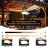 Bsteciar 36" Ceiling Fans with Lights, Remote Control + APP
