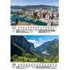 Travel Magic Switzerland DIN A5 Wall Calendar for 2025 Zurich
