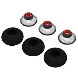 Wiki VALLEY Voyager 5200 Eartips Replacement,3 Pack Eargel kits Foam Cushion Cover for Plantronics Voyager Headphone-Large