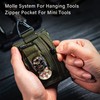 TACTICAL GEEK Storage A2 S EDC Pouch Organizer, Nylon Coin